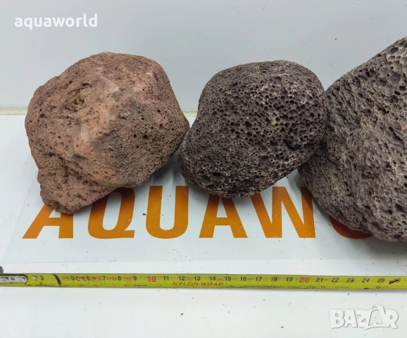 "ПРОМОЦИЯ" Lava rocks естествени Лава камъни червени, снимка 3 - Аквариуми - 23568193
