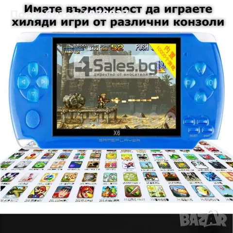 Конзола за игри с 8 GB памет, 4,3 инча дисплей  PSP21, снимка 11 - Други игри и конзоли - 55578898