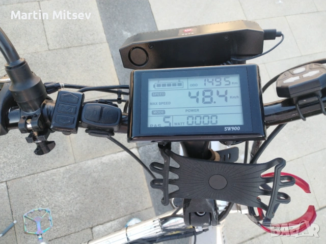 EBike Електрическо колело 1000w 20amp Батерия 21 скорости 26" , снимка 6 - Велосипеди - 54714074