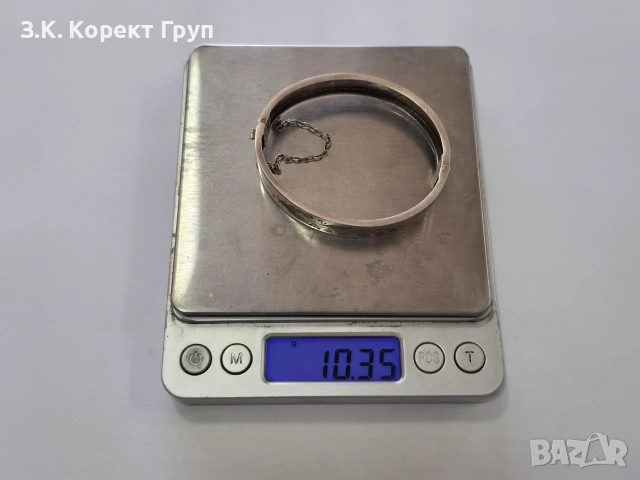 Сребърна гривна 925 / 10,35 гр, снимка 10 - Гривни - 55076438