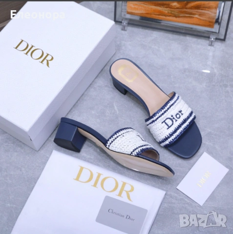 Дамски чехли Christian Dior, снимка 3 - Чехли - 54712990