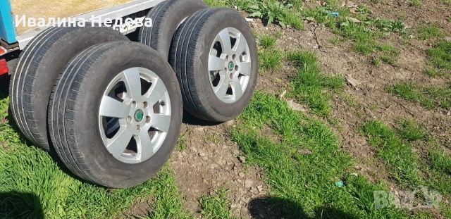 Продавам лети джанти за Шкода 15 цола, снимка 2 - Гуми и джанти - 54154153