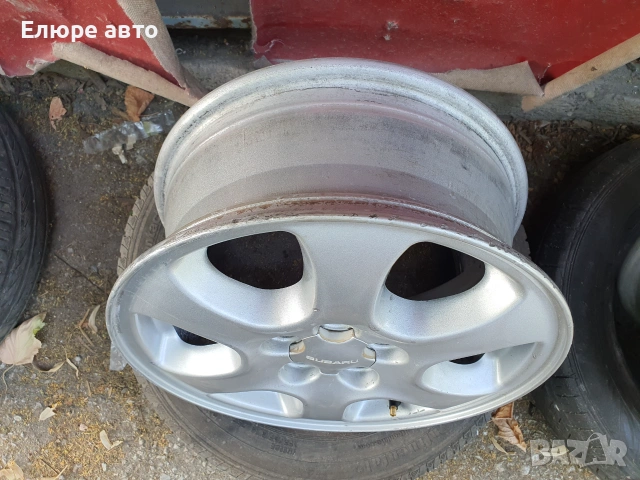 Джанти Субару 5x100x6J15ет55, снимка 7 - Гуми и джанти - 55127273