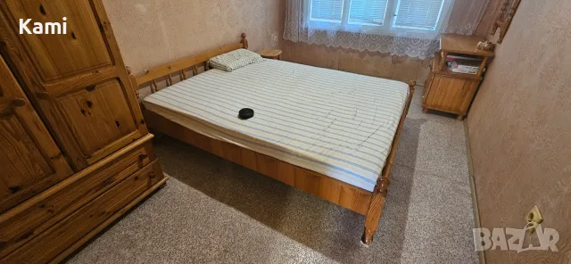 Ообзавеждане за спалня от чам в отлично състояние , снимка 3 - Спални и легла - 55342707