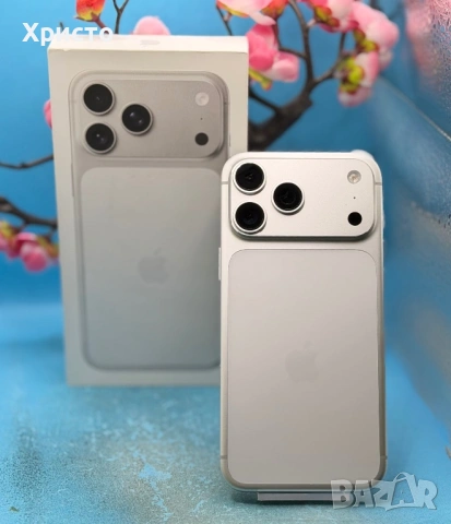 ГАРАНЦИОНЕН!!! Apple iPhone 17 Pro Max, 256GB, 5G, Silver + подарък оригинален адаптер на Apple , снимка 3 - Apple iPhone - 54743078