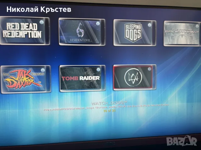 ХАКНАТ PS3 Slim с 30 игри, снимка 4 - PlayStation конзоли - 55509532