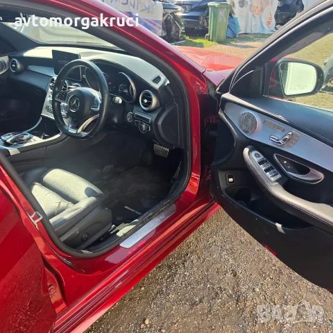 Mercedes-Benz C300 Hybrid W205 AMG пакет Комби Десен волан Автомобилът се продава цял 6999€, снимка 9 - Автомобили и джипове - 55616667