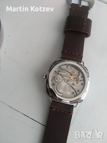 Голям механичен Panerai style, снимка 2 - Мъжки - 55153447