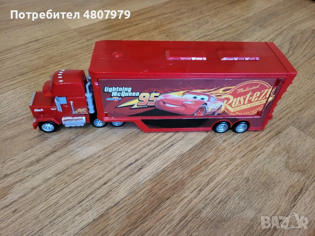 Cars Макуин Светкавицата и Мак, снимка 3 - Коли, камиони, мотори, писти - 54314948