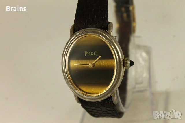 1960's PIAGET Тигрово Око Швейцарски Дамски Ръчен Часовник , снимка 3 - Дамски - 55143551