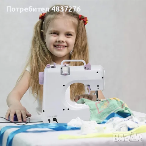 Мини шевна машина с 12 различни вида шевове, снимка 5 - Шевни машини - 55596918