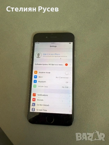110633  Iphone 6   64gb   50 евро / 97.79 лева smr - 64гб памет , батерия на 91% , изчистен от акаун, снимка 6 - Apple iPhone - 54866345