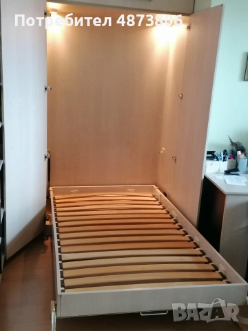продавам падащо легло, снимка 2 - Спални и легла - 55136797