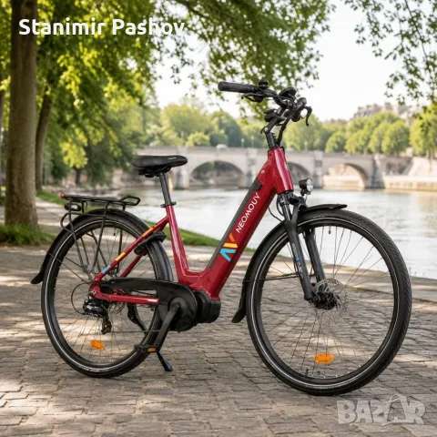 Електрически велосипед 26″ с батерия 522Wh, мотор 250W и пробег до 100 км – алуминиева рамка, 7 скор, снимка 5 - Велосипеди - 55641268