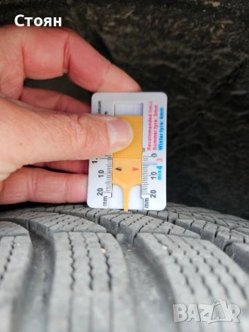 Зимни гуми Semperit с железни джанти 5 х 112, снимка 4 - Гуми и джанти - 53994498