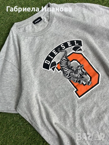 Мъжка тениска с къс ръкав Diesel Diego Tiger , снимка 3 - Тениски - 55508779