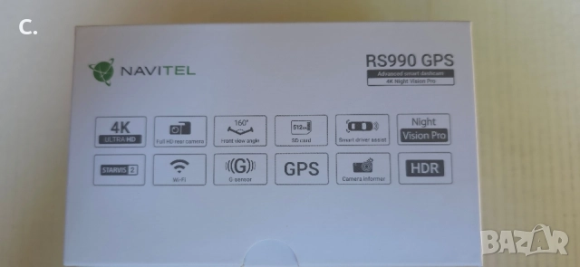 Видеорегистратор Navitel RS 990 GPS, снимка 2 - Аксесоари и консумативи - 55084160