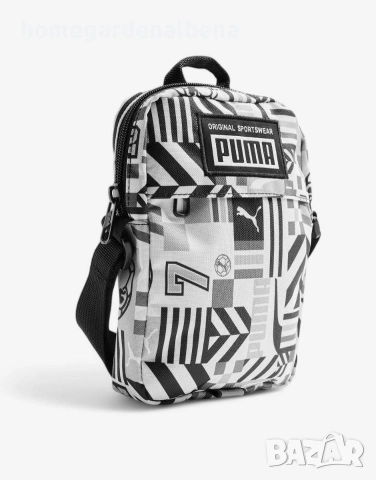 PUMA Academy Portable Bag Унисекс спортна чанта черно бяла НОВА | -45%, снимка 2 - Чанти - 54455366