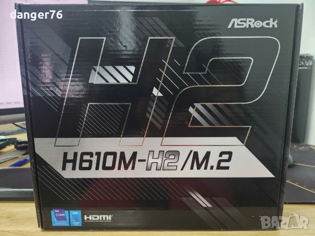 Продавам дънна платка ASROCK H610M H2 M2 DDR4 сокет 1700