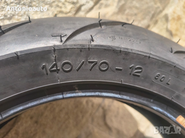 140 70 12 Michelin гуми скутер гума мото, снимка 5 - Гуми и джанти - 55163711