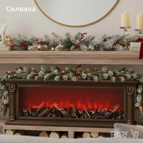 Декоративна LED камина, снимка 2 - Декорация за дома - 55233029