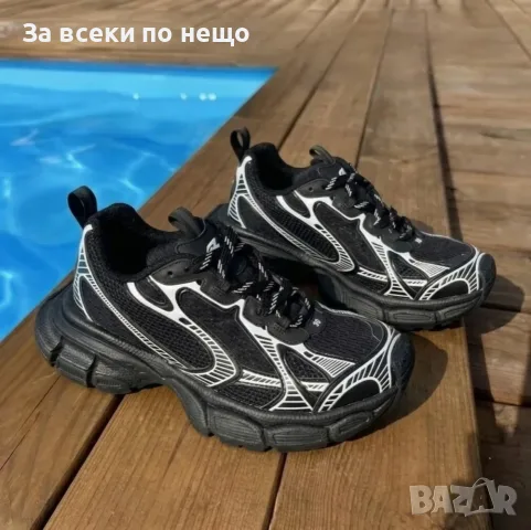 Balenciaga 3XL Black&White Унисекс👟Дамски Маратонки👟Мъжки Маратонки Код ch105, снимка 3 - Маратонки - 55663360