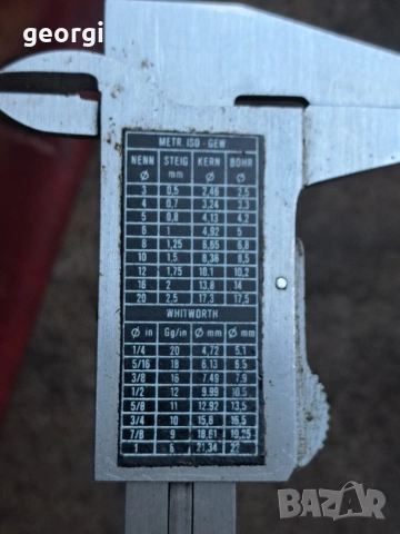български шублер с калъф 35/1, снимка 4 - Шублери - 54494305