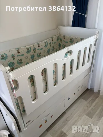 Детско легло и бебешка кошара, снимка 5 - Бебешки легла и матраци - 55511719