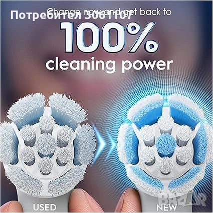 Резервни глави за електрическа четка за зъби Oral-B iO Gentle Care 6 броя, Бял, снимка 8 - Други - 54519725
