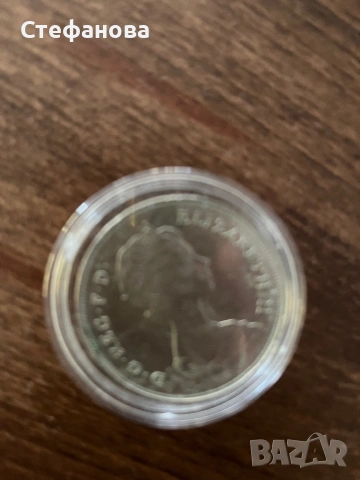 Монета с Даяна и Чарлз, снимка 3 - Нумизматика и бонистика - 54043815