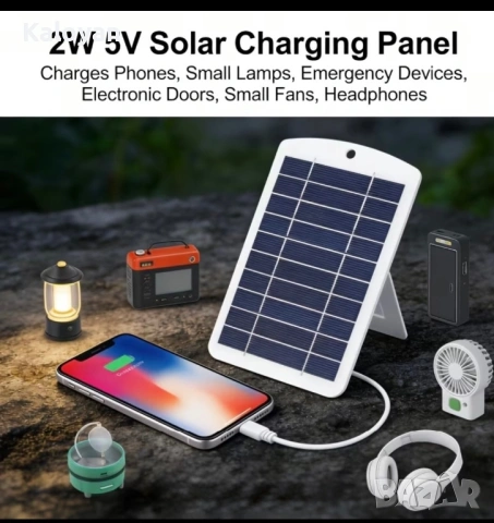 Преносимо соларно панелче, снимка 2 - Соларни лампи - 54755269