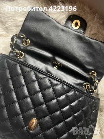Chanel черна и бяла чанта с намалена цена!, снимка 2 - Чанти - 55309900
