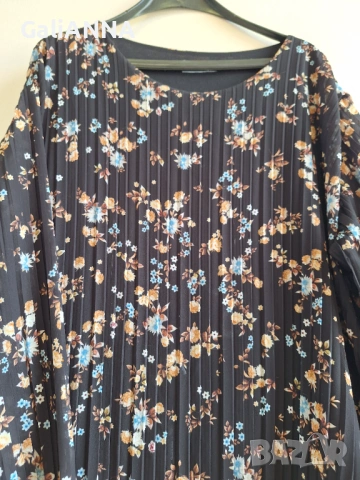 СТРАХОТНА ТУНИКА ТЮЛЕНО ПЛИСЕ 3XL-4XL, снимка 3 - Туники - 54813135