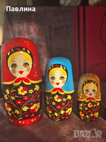 Комплект матрьошки, снимка 3 - Други - 55193153