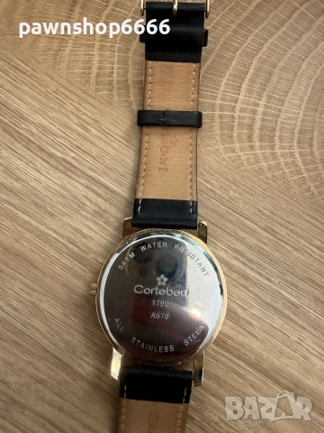 Мъжки кварцов часовник Cortebert A570-BRGB (Много добро състояние), снимка 11 - Мъжки - 55196689