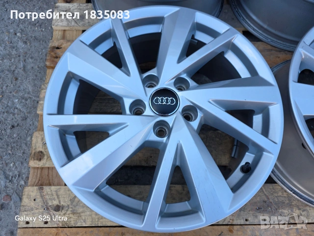 Лети джанти 17ки 5х112 Audi, снимка 5 - Гуми и джанти - 54128643