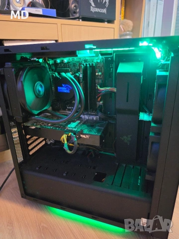 Геймърски Компютър Razer NZXT i7-7700K; 16GB RAM;, снимка 2 - Геймърски - 54073243