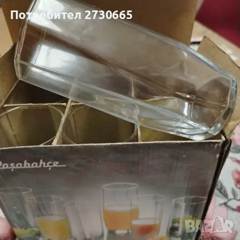 Стъклени сервизи, снимка 3 - Чаши - 55565958