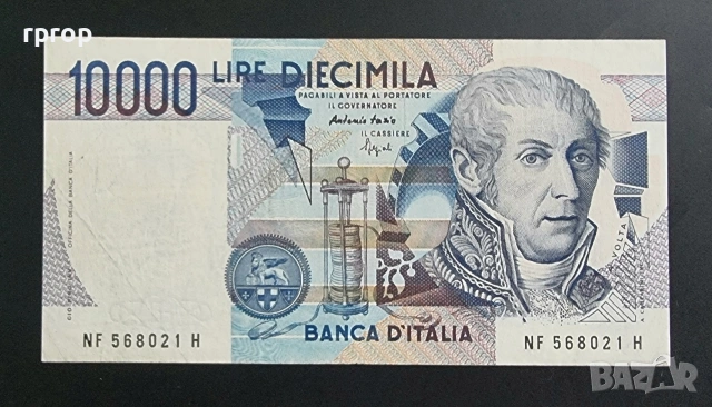 Италия . 10000 лири . 1984 година.