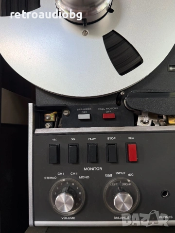 🔈Колекционерски ролков магнетофон REVOX A77 - 2 - писти + ролки + напове + капак🔈, снимка 4 - Декове - 55015450