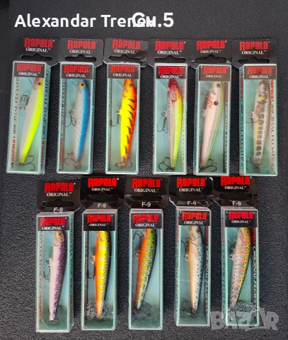 Воблери Rapala Original floating, снимка 5 - Такъми - 54674220