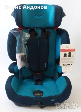 НОВО детско столче RECARO Tian SEATFIX Xenon Blue, снимка 8 - Столчета за кола и колело - 48373927