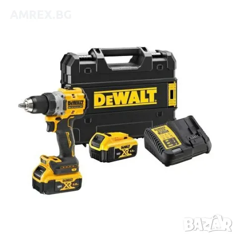 Акумулаторен винтоверт DeWALT 18V – 90 Nm, 2x5Ah