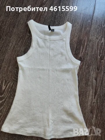 бял потник на H&M, снимка 3 - Потници - 55327136
