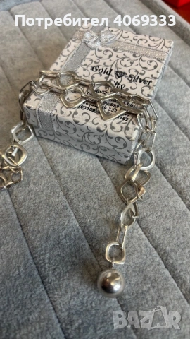 Сребърно колие 925 , снимка 2 - Колиета, медальони, синджири - 54366101