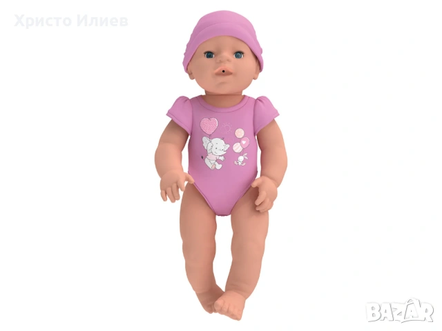 Кукла бебе 40см Новородено пие и пишка, снимка 6 - Кукли - 54499464