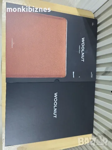 Кожен калъф WOOLNUT за MacBook Air 1 5", скандинавски дизайн, първокласна защита, филцов, снимка 7 - Калъфи, кейсове - 55451194