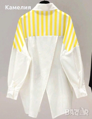 Дамска несиметрична риза, снимка 2 - Ризи - 54241868