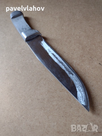 Нож - ловен, производство на “Хан Тервел”, модифициран и за доработка , снимка 6 - Ножове - 53972362
