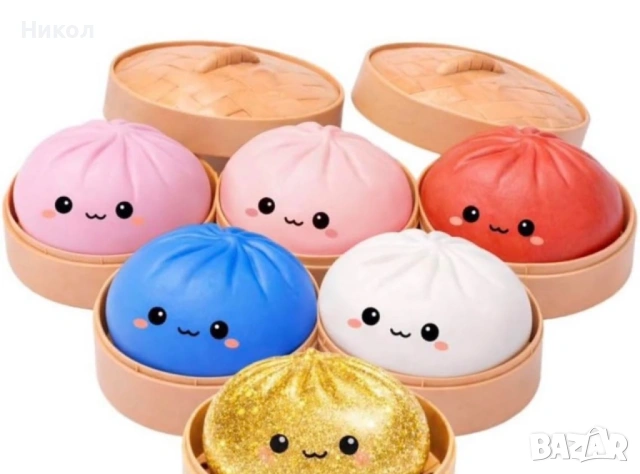 Скуиши дъмплинг Китайски хляб/Squeeze me!  Squishy/Dumpling, снимка 3 - Други - 54680944